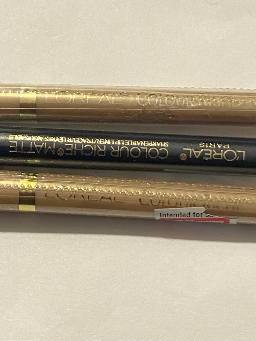 Lot of 3 L’Oreal Paris Colour Riche Lip Liner 783 More Chocolate 705 Beyond Pink